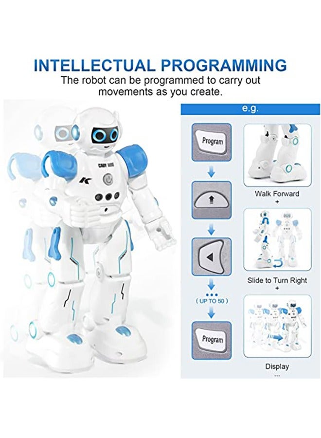 Robot Toys RC Robot for Kids Rechargeable Intelligent Programmable Robot with Infrared Controller,Remote Control Robots Gesture Sensing Robot,Interactive Walking Singing Dancing - Image 4
